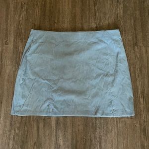 SHEIN Blue Corduroy Skirt